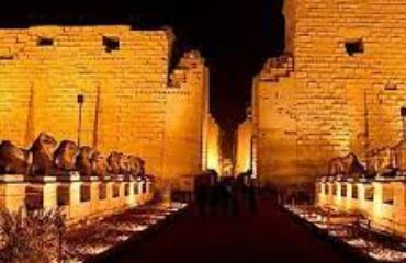 Luxor Temple at Night.