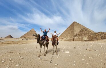 Our Guests in pyramids tour