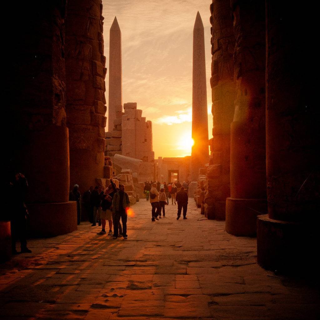 Winter Solstice Sunrise at the Karnak Temple